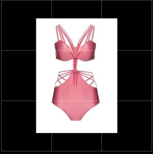 PatBo Licra stripes Bathing suit